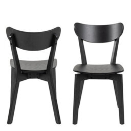 Furniture To Go Roxby Dining Chairs In Black Set Of 2 - thumbnail 2