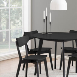 Furniture To Go Roxby Dining Chairs In Black Set Of 2 - thumbnail 5