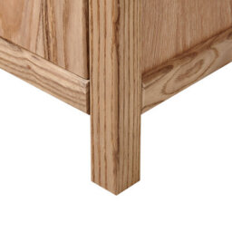 Wyld And Coco Sassafras Home Rustic Tv Stand Natural Light Brown - Fits Up To 58 Inch Tvs, Two Cabinets - thumbnail 7