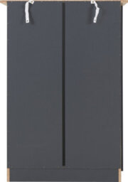 Seconique Portland 4 Drawer Chest In Grey With Oak Effect Finish - thumbnail 8