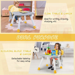 Costway 6-In-1 Baby High Chair Infant Feeding Chair Kids Stool W/removable Tray & Cushion - thumbnail 4