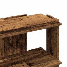 Berkfield Bookcase 3-Tier Old Wood 60X30X60 Cm Engineered Wood - thumbnail 7