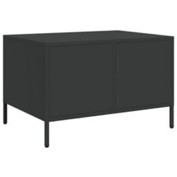 Berkfield Tv Cabinet Black 68X50X43.5 Cm Cold-Rolled Steel - thumbnail 8