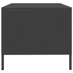 Berkfield Tv Cabinet Black 68X50X43.5 Cm Cold-Rolled Steel - thumbnail 7