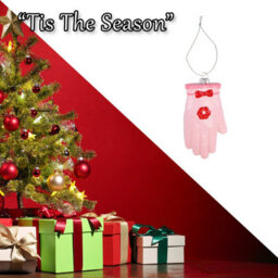 Christmas Tree Decoration Glitter Glove Ornament X 1 12. 5X6X2. 5Cm - thumbnail 6