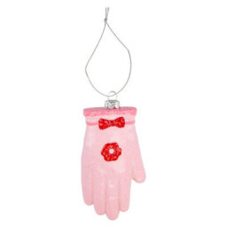 Christmas Tree Decoration Glitter Glove Ornament X 1 12. 5X6X2. 5Cm - thumbnail 1