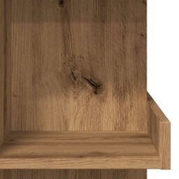 Berkfield Bar Table With Storage Rack Artisan Oak 100X50X101.5 Cm - thumbnail 7
