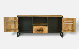 Buttercup Farm Frais Range Tv Unit Large - Mango Wood - L40 X W160 X H45 Cm - Pp Sawn Finish - thumbnail 3