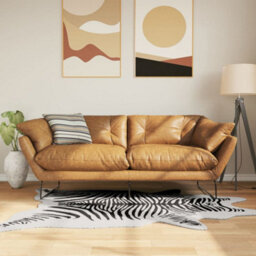 Walplus Rug Black And White 120X170 Cm Zebra Pattern Washable Anti Slip - thumbnail 1