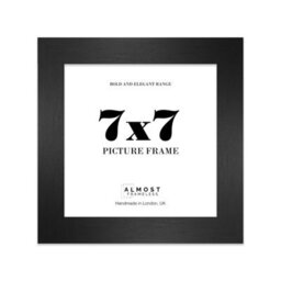 "4X4"" Turquoise Picture Frame - 4X4"" Square Frame With 2X2"" Mount For 4X4""/2X2"" Pictures Classic Style Photo Display, 1 Pack"