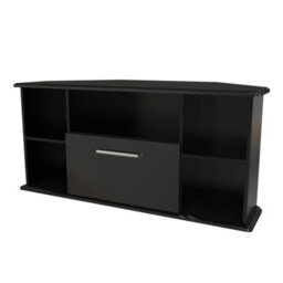 Harrow Corner Tv Unit In Black Gloss (Ready Assembled) - thumbnail 3
