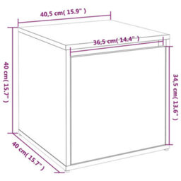 Walplus Hallway Furniture Set Concrete Grey Engineered Wood - thumbnail 9