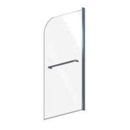 Thehotsale 180 Degree Rotation Over Bath Shower Screen, 80Cm W X 140Cm H - thumbnail 3