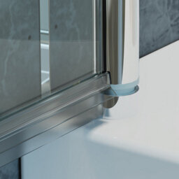 Thehotsale 180 Degree Rotation Over Bath Shower Screen, 80Cm W X 140Cm H - thumbnail 5
