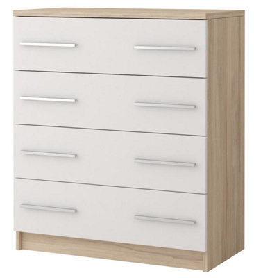 Arte Warm Oak Sonoma Chest Of Drawers H930mm W800mm D400mm - Natural Elegance For Cosy Interiors - image 1