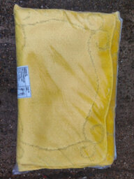 Biznest Set Of 4 Romany Gypsy Non Slip Washables Mats Rugs Tourer Bows Design Caravan 67X120Cm Yellow