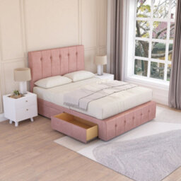 Sloomy Cambridge Divan Bed Set With 2 Drawers Footend - Plush Velvet - thumbnail 2