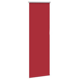 Berkfield Roller Blind Blackout Red 40X150 Cm Fabric Width 35.7 Cm Polyester - thumbnail 3