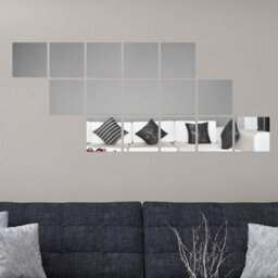 Walplus Rounded Square Removable Acrylic Mirror Art - 10Cm / 3.9In  - 40 Pcs - thumbnail 1