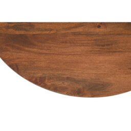 Buttercup Farm Slatted Round Coffee Table - Mango Wood - L80 X W80 X H42 Cm - thumbnail 5