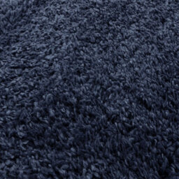Blue Shaggy Modern Plain Easy To Clean Rug For Dining Room-80Cm X 150Cm - thumbnail 2