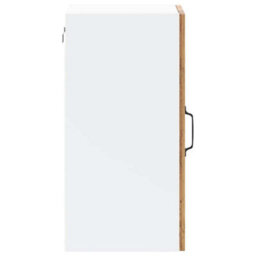 Berkfield Kitchen Wall Cabinet With Glass Door Lucca Old Wood - thumbnail 8