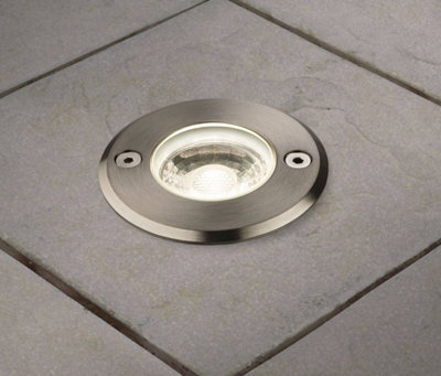 Luminosa Lighting Luminosa Integrated Led Outdoor Recessed Ground Light Stainless Steel Ip67