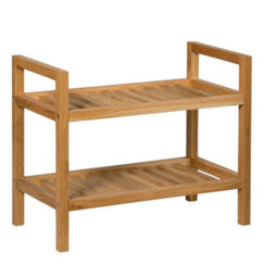 Hallowood Furniture Waverly Oak Narrow 2 Tier Stackable Shoe Rack - thumbnail 9