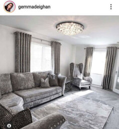 Beige Easy To Clean Abstract Optical/ (3D) Rug For Dining Room Bedroom And Living Room-120Cm X 170Cm - thumbnail 8