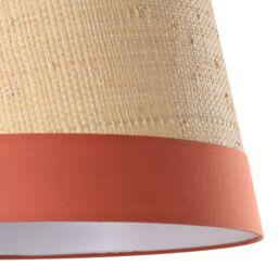 GoodHome Bellbird Red & Natural Round Lamp Shade (D)38Cm - thumbnail 4