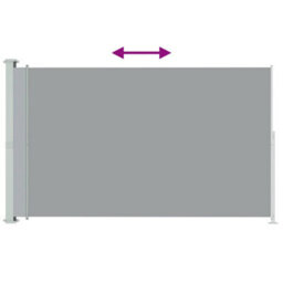 Walplus Patio Retractable Side Awning Garden Sun Shade Canopy Gazebo For Back Door, Porch, Patio 180X300 Cm Grey - thumbnail 3