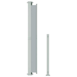 Walplus Patio Retractable Side Awning Garden Sun Shade Canopy Gazebo For Back Door, Porch, Patio 180X300 Cm Grey - thumbnail 5