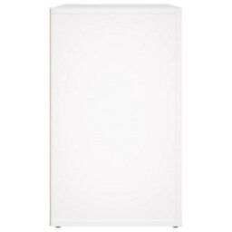 Berkfield Bedside Cabinet White 50X36X60 Cm Engineered Wood - thumbnail 8