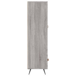 Berkfield Highboard Grey Sonoma 69.5X31X115 Cm Engineered Wood - thumbnail 7