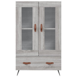 Berkfield Highboard Grey Sonoma 69.5X31X115 Cm Engineered Wood - thumbnail 6