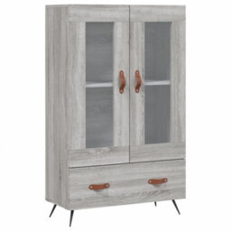 Berkfield Highboard Grey Sonoma 69.5X31X115 Cm Engineered Wood - thumbnail 2