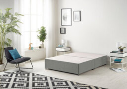 Somnior Beds Somnior Linen Silver Platform Divan Base - Small Single - thumbnail 1