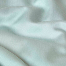 Homescapes Duck Egg Blue Organic Cotton Flat Sheet 400 Thread Count, Double - thumbnail 2