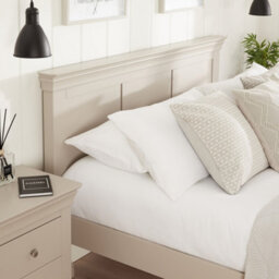 The Furniture Market Wilmslow Dove Grey Painted 5Ft King Size Panel Bed - thumbnail 5