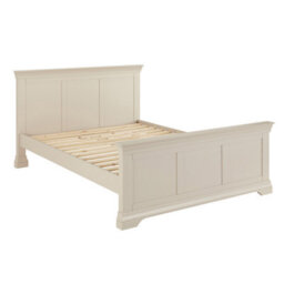 The Furniture Market Wilmslow Dove Grey Painted 5Ft King Size Panel Bed - thumbnail 6