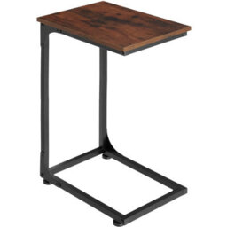 Tectake Bedside Table Erie - Industrial Style, 40 X 30 X 63 Cm - Industrial Wood Dark, Rustic - thumbnail 1
