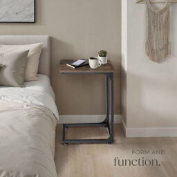 Tectake Bedside Table Erie - Industrial Style, 40 X 30 X 63 Cm - Industrial Wood Dark, Rustic - thumbnail 7