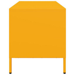 Berkfield Industrial Tv Cabinet Mustard Yellow 101.5X39X43.5 Cm Cold-Rolled Steel - thumbnail 6
