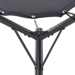 Wyld And Coco Evershade Pergola Dark Grey Polyester Steel 300 X 300 Cm Uv-Resistant Garden Pavilion - thumbnail 5