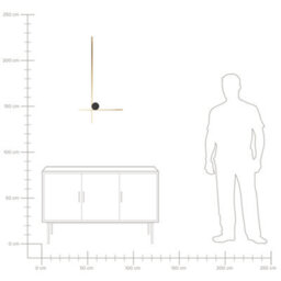 Beliani 90 Cm Led Wall Lamp - Gold-Toned Aluminium With Black Iron Base For Bedroom And Living Room - thumbnail 7