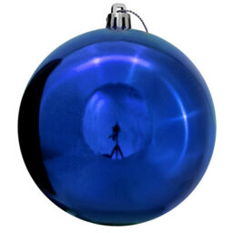 Christmas Tree World 10Cm Blue Bauble Set Shiny/matt (40 Pc) - thumbnail 6