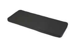Glendale Garden & Leisure 2 Seater Bench Outdoor Garden Furniture Cushion (Pack Of 4) - L116 X W48 Cm - Charcoal Grey