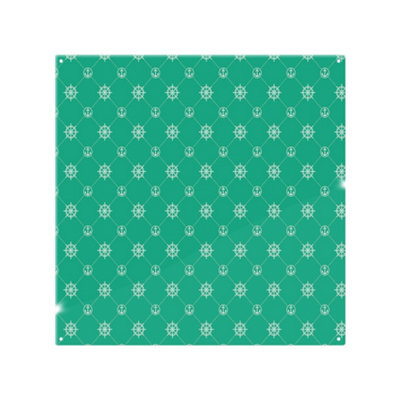 Benjamin Tate Design Nautical Elements On Green Splash Back Designer Style - image 1