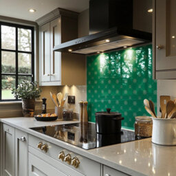 Benjamin Tate Design Nautical Elements On Green Splash Back Designer Style - thumbnail 3