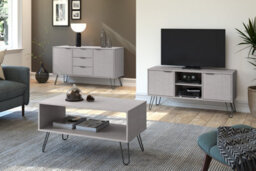 Core Products Augusta Industrial Grey Sideboard With 1 Door And 3 Drawers H73.6Cm X W90.0Cm X D43.0Cm - thumbnail 6